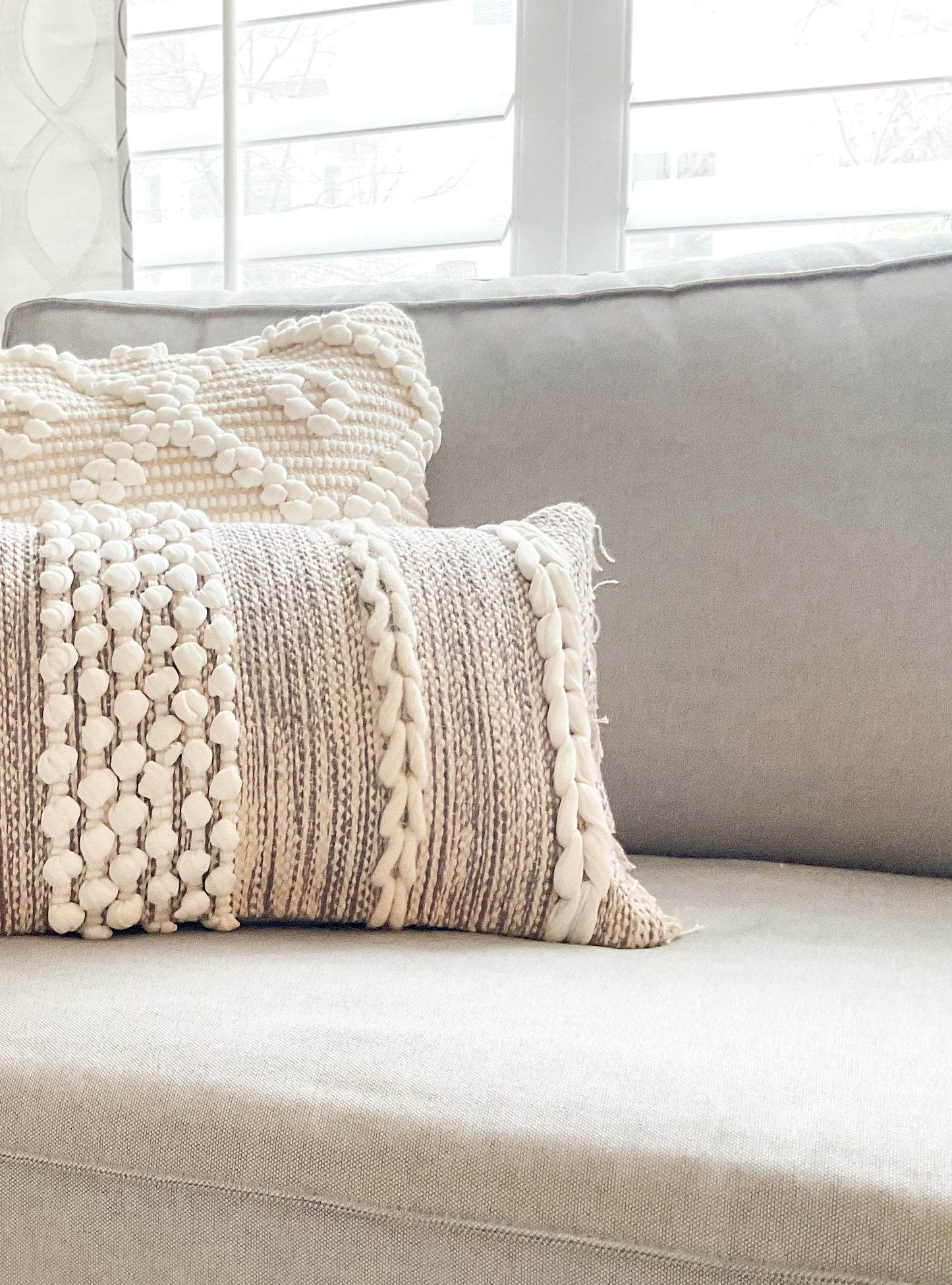 Lucy Tufted Lumbar Pillow Cover
