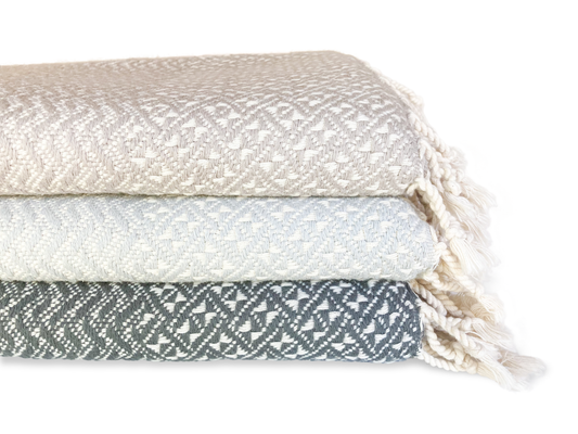 Double sided Woven Throw Blanket