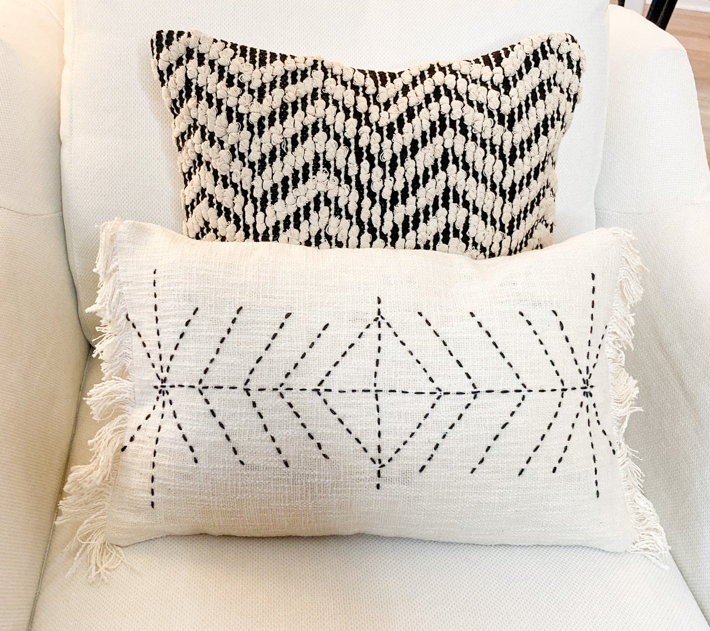 Esme Embroidered Pillow Cover