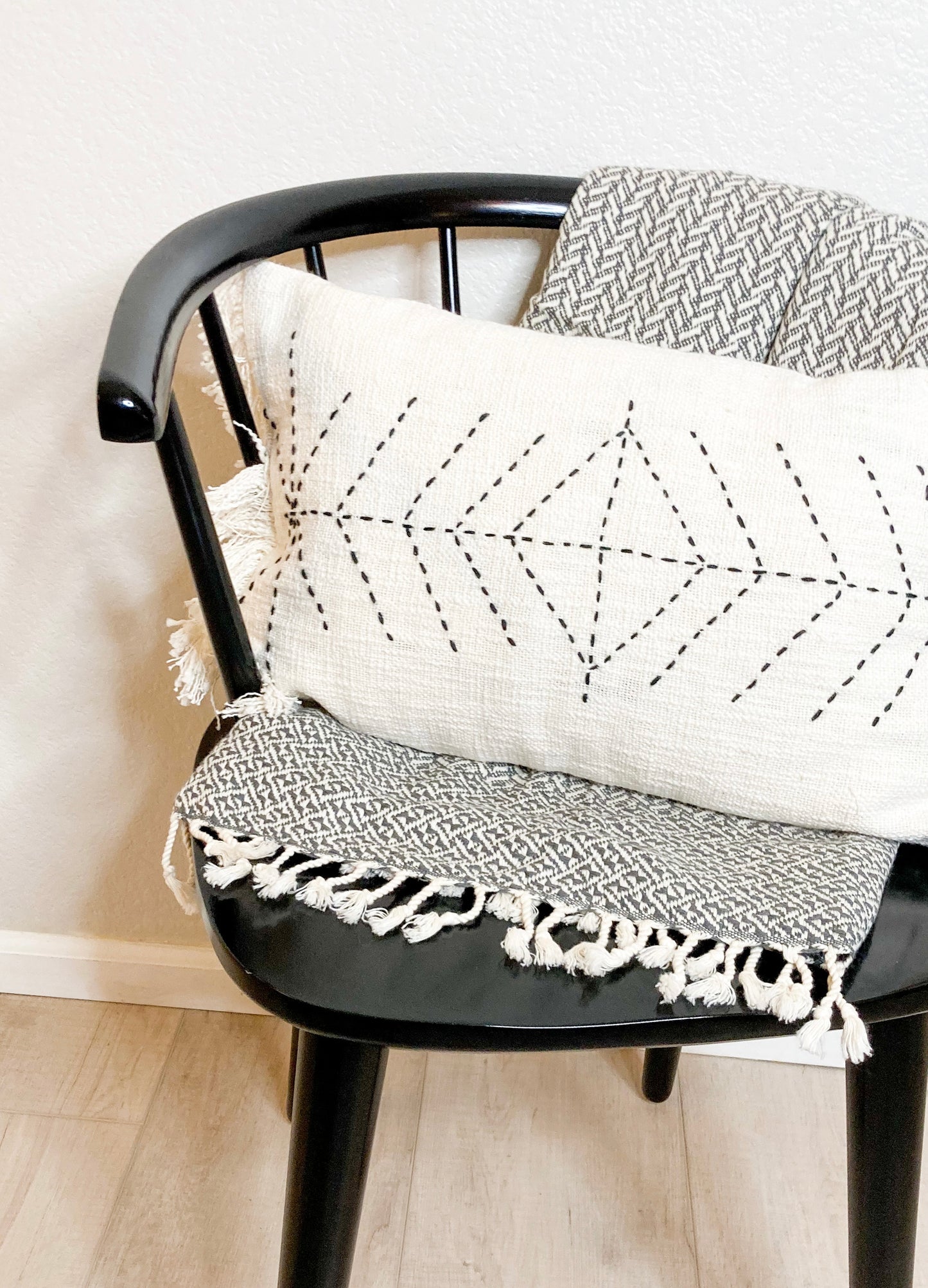 Esme Embroidered Pillow Cover