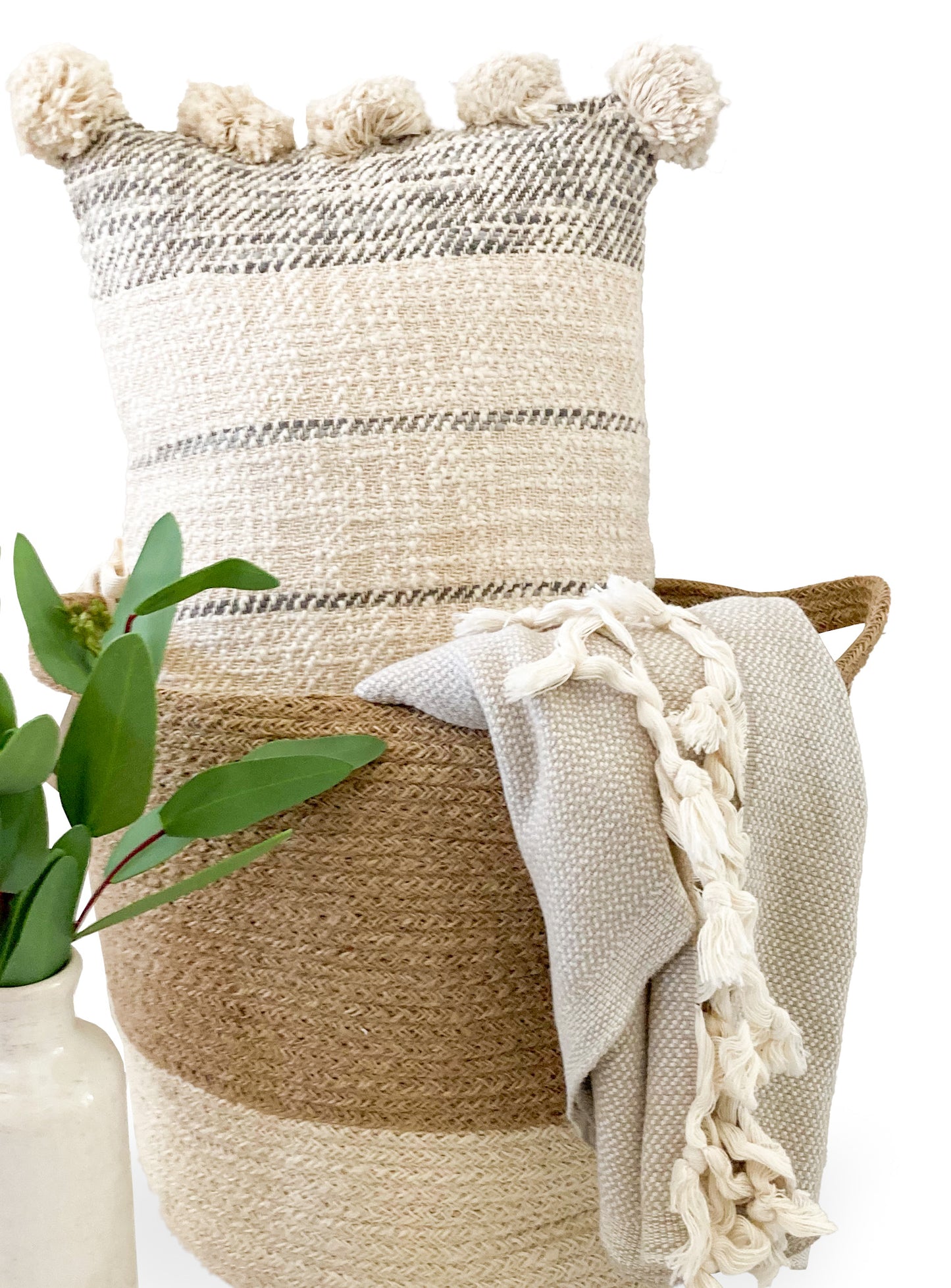 Mimi Pom Pom Pillow Cover