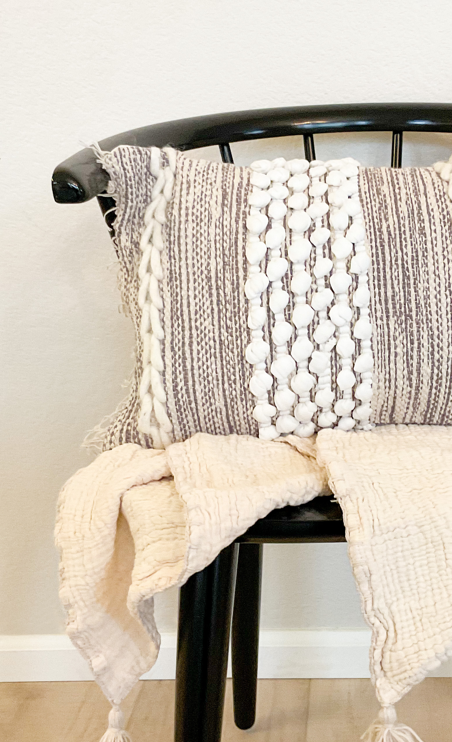Lucy Tufted Lumbar Pillow Cover