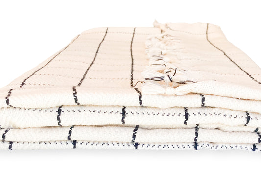 Plaid Modern Farmhouse Throw Blanket