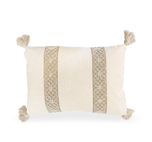 Posie Embroidered Pillow Cover